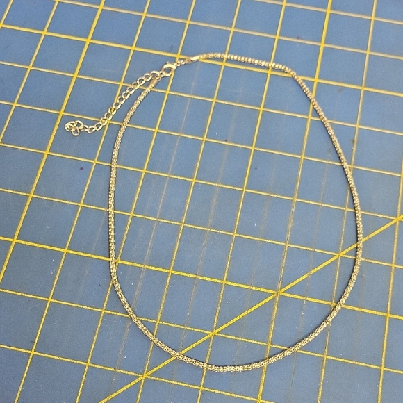 Mesh Silver Tone 19" x 3" Extension Necklace - Picture 1 of 2